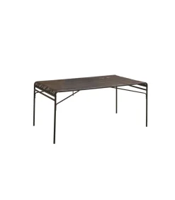 Rechthoekige metalen tuintafel 172 Gaby zwart