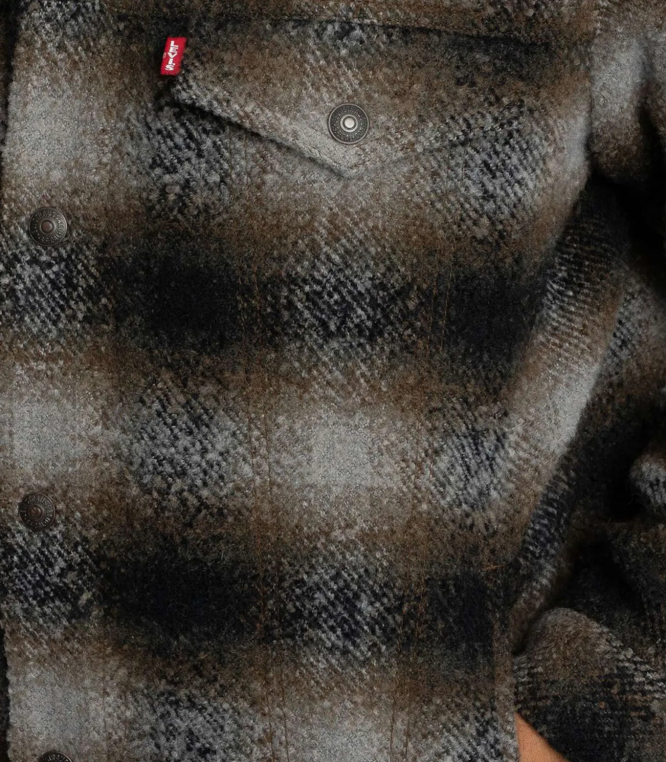 Relaxed Fit Geruit Jasje