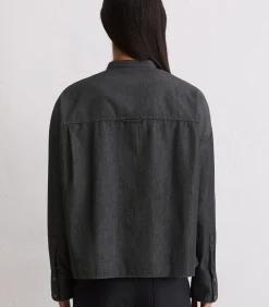 Relaxte chambray blouse