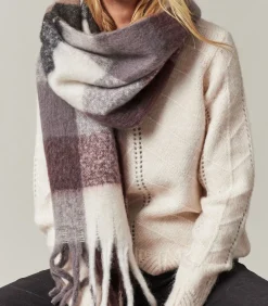 REYA - Volumineuze geruite sjaal