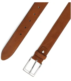 Riem Suède Leer Cognac