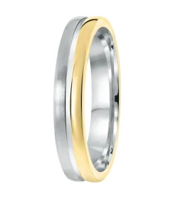 Ring 'Pamplona' Zilver - zilverkleurig-goudkleurig