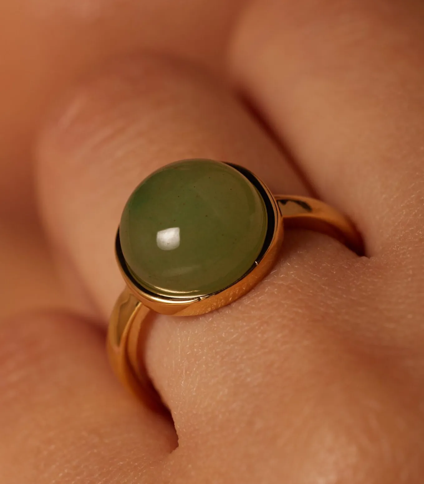 Ring Staal - Goudkleurig