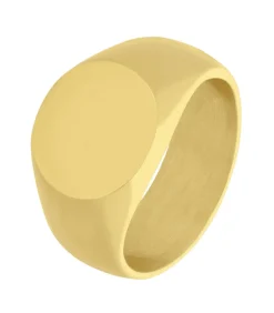 Ring Staal - goudkleurig