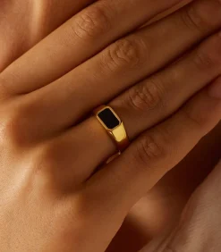 Ring Staal - Goudkleurig