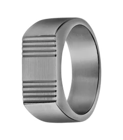 Ring Staal - zilverkleurig