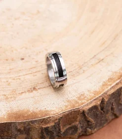 Ring Staal - zilverkleurig