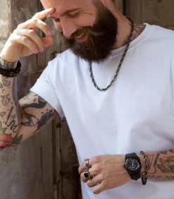 Ring Staal - zilverkleurig