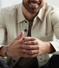 Ring Staal - zilverkleurig