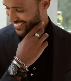 Ring Staal - zilverkleurig