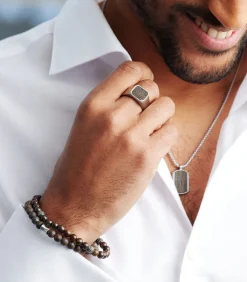 Ring Staal - zilverkleurig