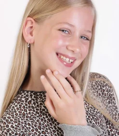 Ring Zilver - goudkleurig