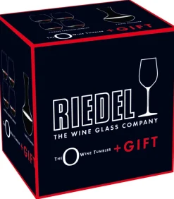 Rode Wijnglazenset O Wine - 4 stuks met Decanteerkaraf