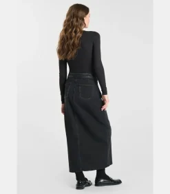 Rok recht van jeans RAPHI