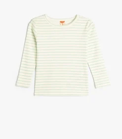 Ronde kraag Lange mouw T-shirt