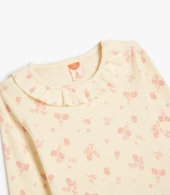 Ronde kraag Lange mouw T-shirt