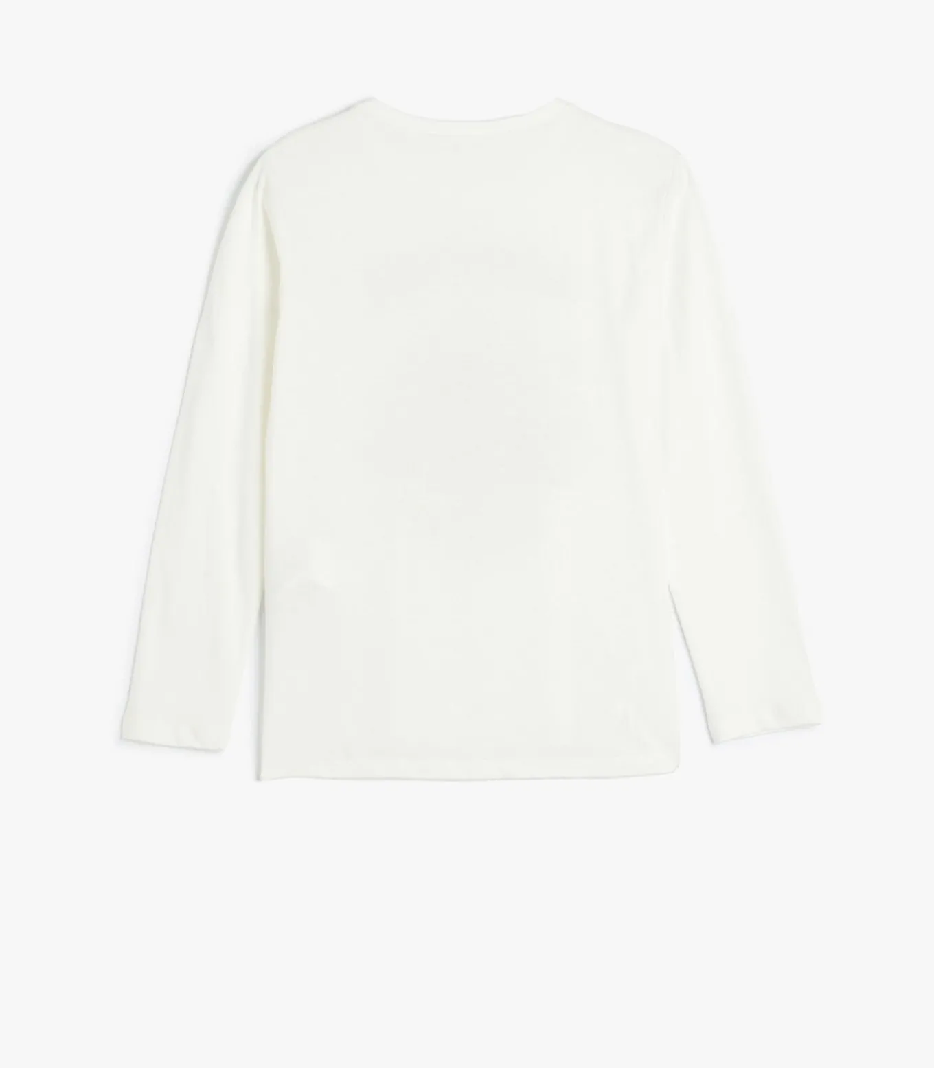 Ronde kraag Lange mouw T-shirt