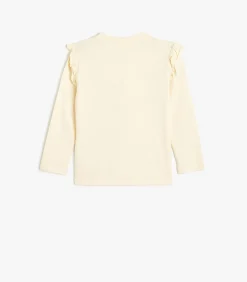 Ronde kraag Lange mouw T-shirt