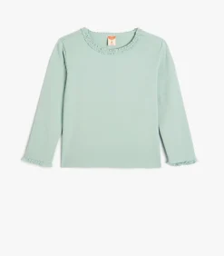 Ronde kraag Lange mouw T-shirt