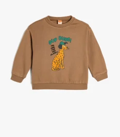 Ronde kraag Met drukwerk Sweatshirt