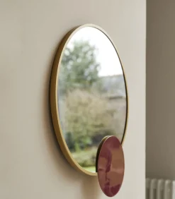 Ronde stalen spiegel 60 cm Tom