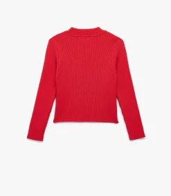 Rood Meisjes Trui Slanke Pasvorm