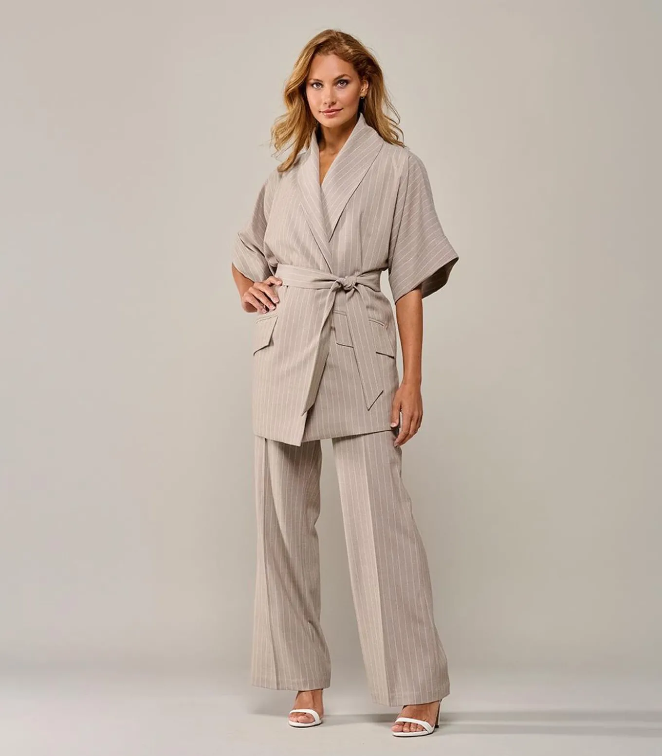 Roseline Blazer Zand / Offwhite