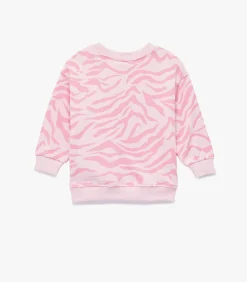 Roze Sweater Meisjes Dierenmotief