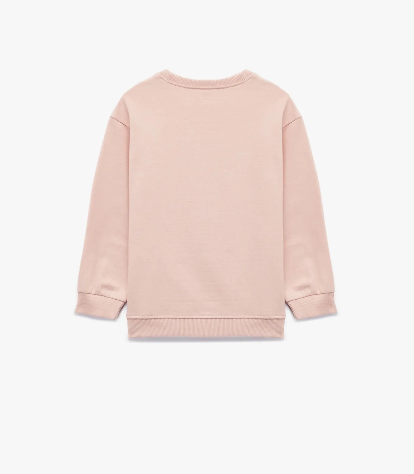 Roze Sweatshirt Meisjes Lange Mouwen Bedrukt Katoen