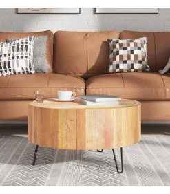 Salontafel massief gerecycled hout