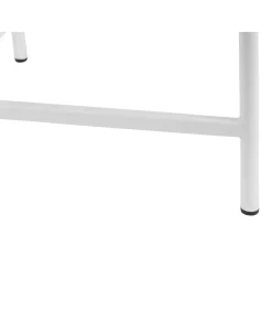 Salontafel Meseta - Wit - 50x50x38.5cm