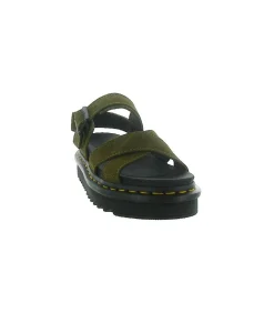 Sandalen Dr. Martens Voss II donkergroen suède leer