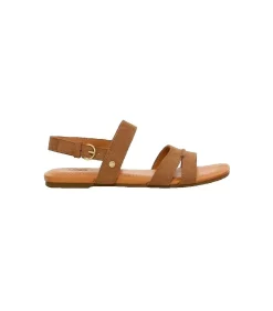 Sandalen Ugg Kaitie Slingback bruin van suède en leer