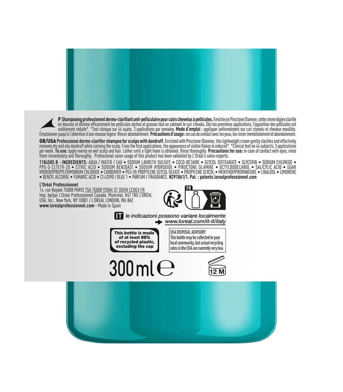 Scalp Advanced Anti-Dandruff Shampoo 300 ml