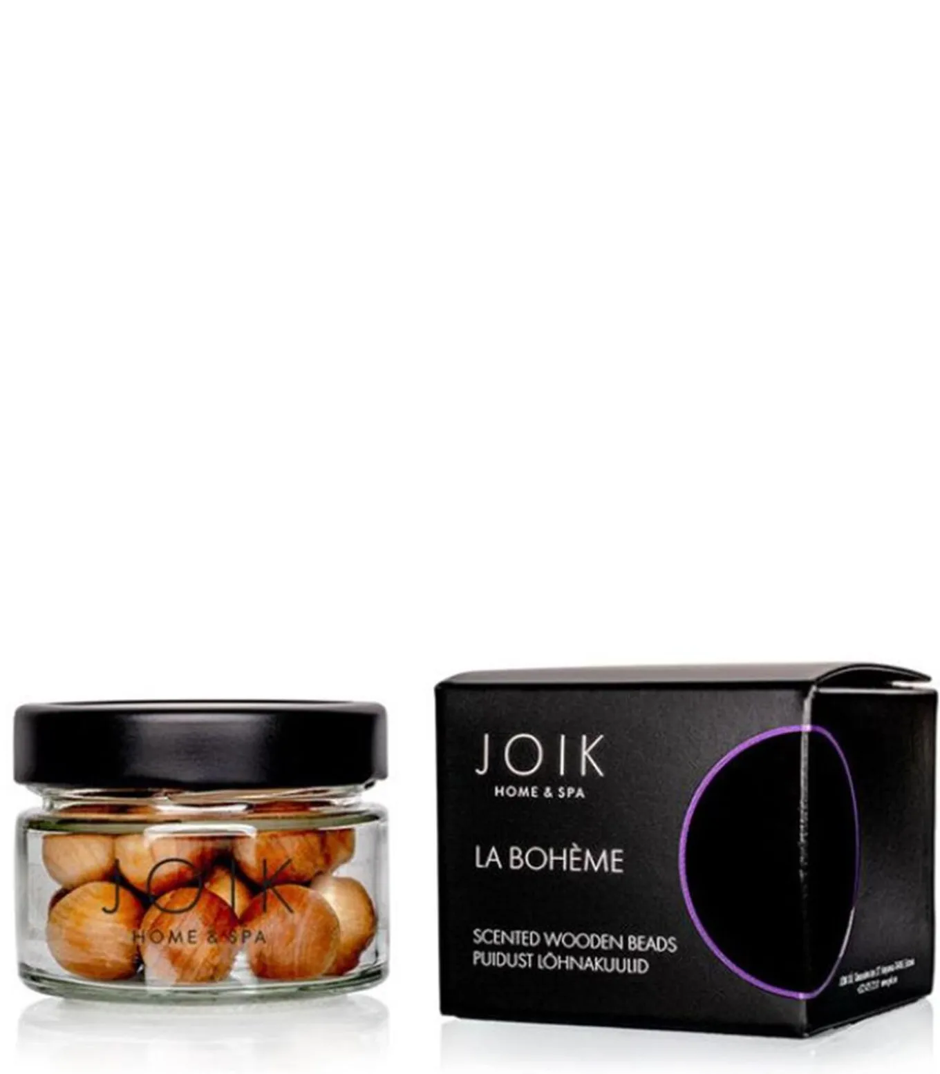 Scented Wooden Beads La Boheme - 15 pcs