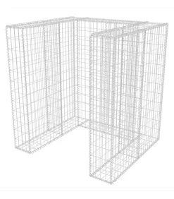 Schanskorf enkele vuilnisbak ombouw 110x100x120 cm staal