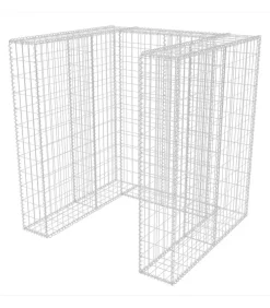 Schanskorf enkele vuilnisbak ombouw 110x100x120 cm staal