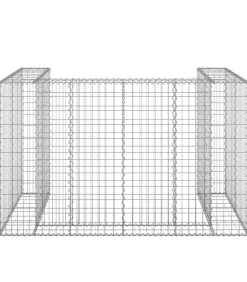 Schanskorf voor containers 180x100x110 cm gegalvaniseerd staal