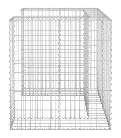 Schanskorf voor container 110x100x110 cm gegalvaniseerd staal