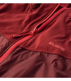 SCONE - Hoodie Met Volledige Ritssluiting - Donkerrood