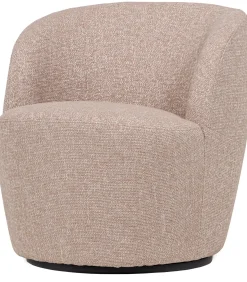 Serra Draaifauteuil - Melange Stof - Naturel - 68x70x77