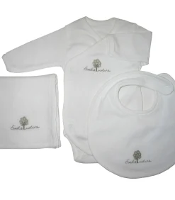 Set Rompertje/Slabbetje/Luier 3 maanden organisch katoen