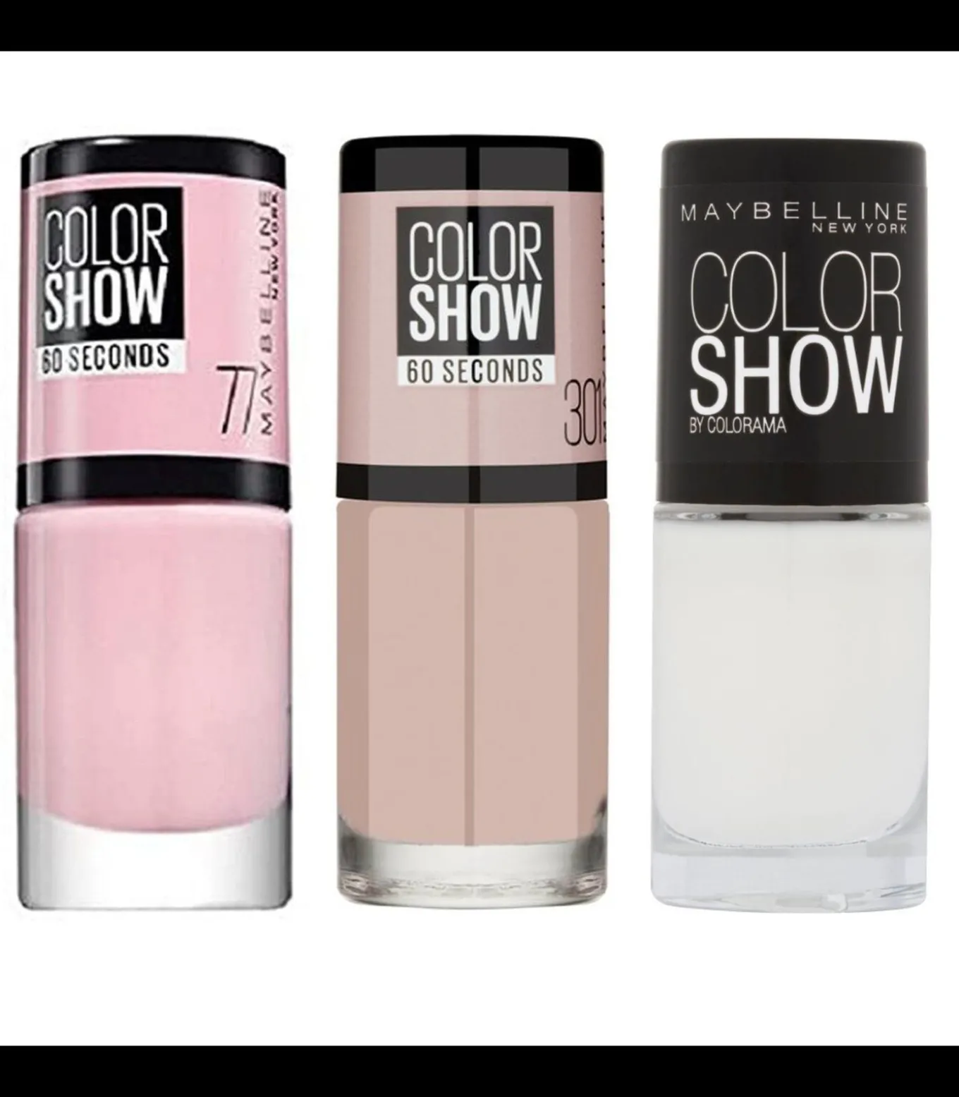 Set van 3 Colorshow Nagellakken - 77 Nebline / 301 Love This Sweater / 130 Winter Baby