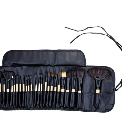 Set van 24 houten borstels