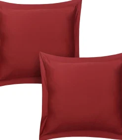 Set van 2 kussenslopen katoensatijn 63x63 cm