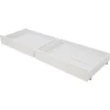 Set van 2 witte opberglades voor bed