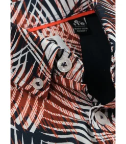 Shirt met lange mouwen bedrukte bladeren