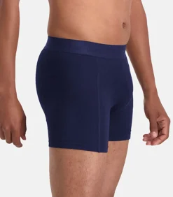 short 3 pack knitted boxershorts navy