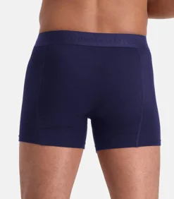 short 3 pack knitted boxershorts navy
