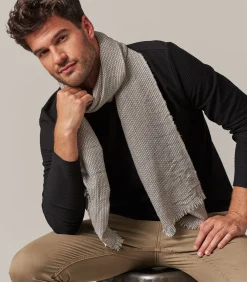 SID - Dunne en lichte herensjaal, in modal en wol voor een zacht gevoel de hele dag